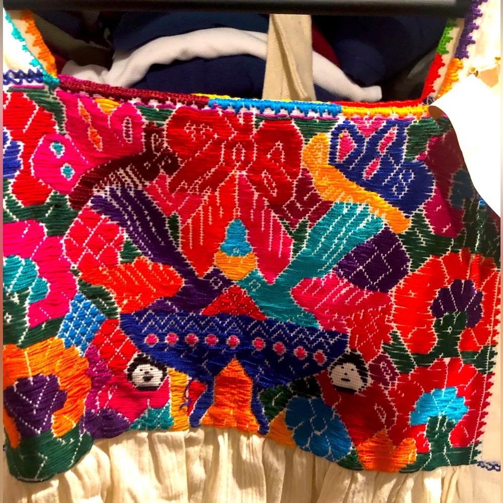Handmade muslin top from Mexico.